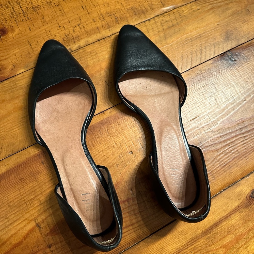 J. Jill Black Pointed D'Orsay Flats